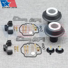 1fk-14985-00-00 Lcyxh-2018 Carburetor Repair Kit Plunger Float Fits Yamaha Virago Xv535 1990-2001 Xv 535 Us