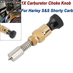 Mp10-005-0023blmt Lenkdou For S&s Shorty Super E G B Harley Carb Carburetor Enricher Choke Adjustment Knob