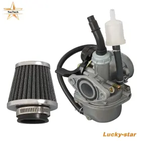Luc115221 Lucky-star-club Carburetor With Air Filter Fit For 50cc 70cc 90cc 110cc Dirt Bike Go Kart Pz19