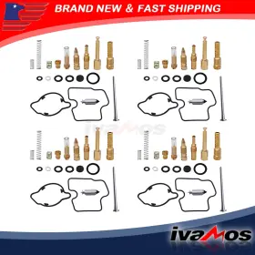 1003-1320 M.a.g-devotees 4 X Carburetor Carb Repair Kit For 1991-1994 Honda Cbr600f2 New
