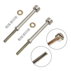 M566-a251-2pc Madhornets 2x Carburetor Rebuild Kit Idle Screw Spark Plug Fit For 90-06 Big Twin 27006-88
