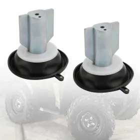 M566-a252-2pc Madhornets 2pcs Carburetor Plunger Diaphragm Fit For Kawasaki Prairie 700 Kvf650 Kvf700