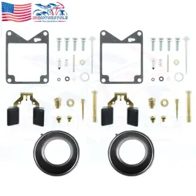 2416113 Mh 2pcs Carb Repair Kit Diaphragm Float For Yamaha Virago 750 Xv750 1981-1983 -us