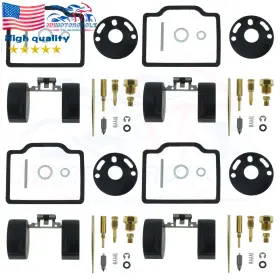 Fl-h008-us-4-h Mh 4pcs For Cb750 Cb 750 K4 Carb Carburetor Rebuild Repair Kit And Float 1969-1976 Us