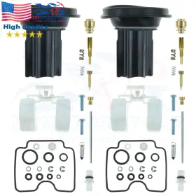 Z-00151 Mh 2pcs Carburetor Repair Kit Diaphragm Float For Yamaha Xvs1100 99-2007 V-star-us