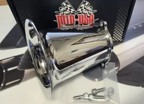 84106 Mid-usa 4 Inch Velocity Stack For S&s Cycle Super D Carburetor Chrome