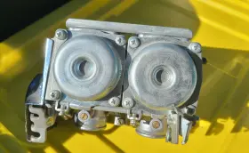 B7517 Mikuni 26mm Twin Two Set 2 Carburetors Parallel Used