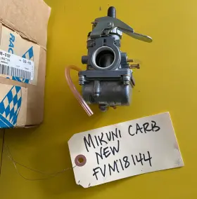 Fvm18-144 Mikuni Nos Vm Round Slide Carburetor 18mm Clamp On Type