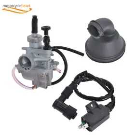 Mc646720yc Mitoharet Carburetor Intake Manifold And Ignition Coil For Suzuki Quadsport 80 Lt-80 1987-06