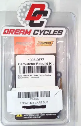 1003-0677 Moose Nos Carb Carburetor Repair Kit Suzuki 2006-09 Ltz 50 Lt-z50 New