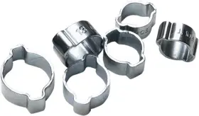 12-0025 Motion Pro Steel Double-ear O-clips 3/16 Inch 10-pack