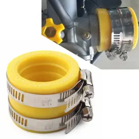Moto Ht 463984288404 Yellow Carburetor Rubber Adapter Intake Manifold For Oko Pwk 28/30mm