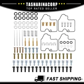 Motoforti 743151813838 4 Set Carburetor Rebuild Kit Gaskets Jets Fit For Yamaha Yzf R6 1999-2001 2002
