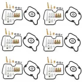 Motohij 536123427740 6 Sets Carburetor Repair Kits Rubber For Honda Gl1500g/cd Gl1500ct Valkyrie 1500