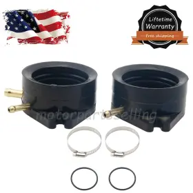 1ta-13586-00-00 Motorpartsselling 644387908520 Carburetor Carb Intake Boot Joint Set For Yamaha Virago 1100 Xv1100 1988-1999