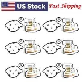 77us Motorshop 423224526949 Carburetor Repair Kit Rubber For Honda Gl1500c Gl1500ct Tour Valkyrie 1500 6 Set
