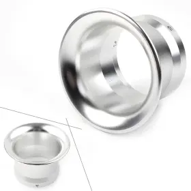 Motorshop168 550729216454 Silver Universal 50mm Carburetor Air Inlet Tip Carb Vent Collar Horn Protector