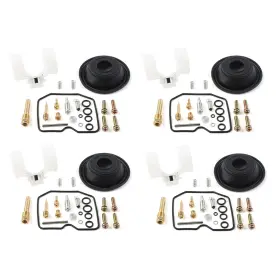 Motorshop168 550732804730 Carburetor Repair Kit Diaphragm Float For Kawasaki Zx600 A 1985-1987