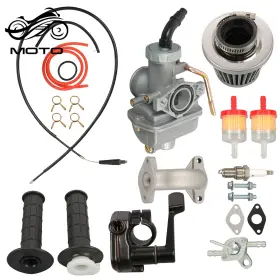 Msp1286835 Motostarparts Pz20 Carburetor Thumb Throttle Kit For Tao Coolster Atv 50cc-110cc 125cc