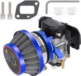Qc114c Mtatcn 15mm Carburetor Upgrade Kit Air Filter Set For 2 Stroke 43cc 47cc 49cc Atv Quad