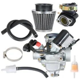 Aud16736d Munirater New For Gy6 150cc Atv Go Kart Scooter Kazuma Taotao Sunl 24mm Carburetor Carb