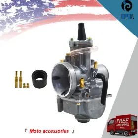 C02284 Munirater 28mm Carburetor Carb With Intake Needle Jet For Kawasaki Kx80 Kx85 Kx100 Kx125