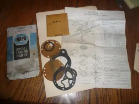 7-02051 Napa Tillotson Carburetor Model Hd - Carb Kit By With Instruction Sheet Nos