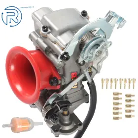 192465 Netuera Fcr39 Carburetor Fit For Klx400 Suzuki Drz 400s Honda Kawasaki Racing Slant Side
