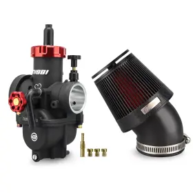 Nbpe28yj Nibbi Cnc-48wt-black Racing Carburetor Pe 28mm With Air Filter 200-250cc Dirt Pit Bike E112a1