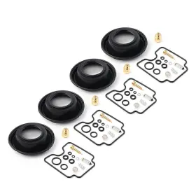 Nomura 550714235194 4 For Suzuki Gsf1200 S Bandit 2001-2005 Carburetor Rebuild Kit Plunger Diaphragm