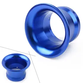 Nomura 770000664853 Universal Blue Cnc 50mm Carburetor Air Inlet Tip Carb Vent Collar Horn Protector