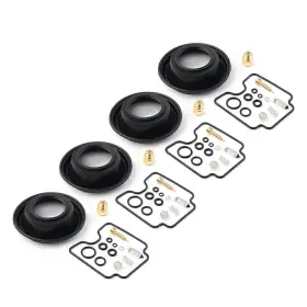 Obox 550717343186 4x For Suzuki Gsf1200 S Bandit Carburetor Rebuild Kit Plunger Diaphragm