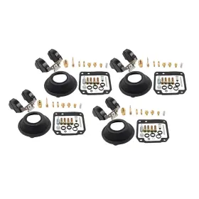 Onegogogo 136789220237 4x Carburetor Carb Repair Rebuild Kits For Yamaha Fz600 Yx600 Radian 1986-1988