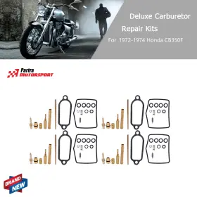 Sp70-350f4 Partra 4 Sets Carburetor Repair Kit Carb Rebuild For Honda Cb350f Deluxe 1972-1974 1973