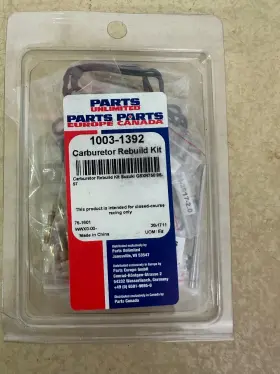 1003-1392 Parts Unlimited Carburetor Rebuild Kit