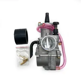 Oko26 Partsabcd New 26mm Pwk Flatslide Power Jet Carb For Gy6 125cc 250cc Koso Oko Scooter Atv