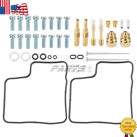 Partscollect 710412752656 Carburetor Rebuild Kit Carb Repair 2set For Honda Vt750dc Shadow Spirit 2002-07