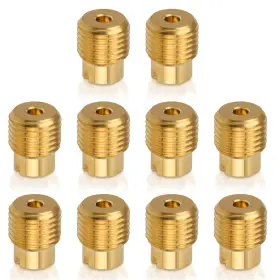 Partscollect 710422386988 10pcs Carburetor Main Jet Slow Pilot Kit For Pwk Keihin Oko Cvk Carb Gold