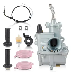 Ed-ttr90-carb Partscollect Carburetor And Handle Grip Throttle Cable For Yamaha Ttr90 2000 2001 2002 2003