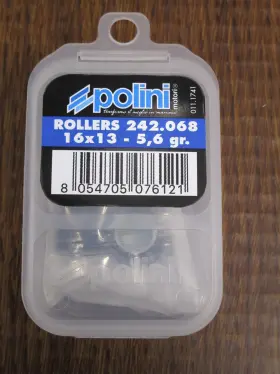 242.068 Polini Rollers Weights 16 X 13 5.6 Gr Lot Of 6 New