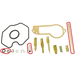Xu-07335 Psychic Carb Rebuild / Repair Kit For Honda 1996-2004 Xr250r - Missing Pieces