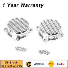 Raimukurijinusa 532613164430 For Scrambler Thruxton 900 2008-2015 B&s Carburetor Cover Ripple Silver Us Stock