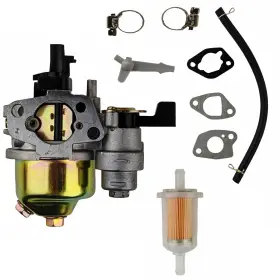 Carb-0165 Redcap Carburetor Mini Baja Heat 163c 196cc With Gasket Fuel Line Mb200 Mb165