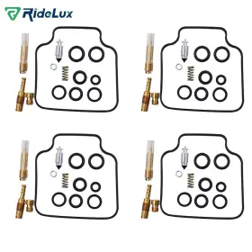 H015-us-4-uw Ridelux 4x Carburetor Rebuild Kit For Honda Cb650 Cb650sc Night Hawk 83-85