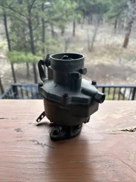 7002051 Rochester Vintage Single Barrel Carburetor. Came Off Of A 1950 Chevy 3100