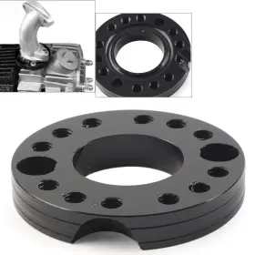 Runa 550721741459 Cnc Carb Adjuster Carburetor Inlet Manifold Spinner Plate 28mm For Pit Dirt Bike