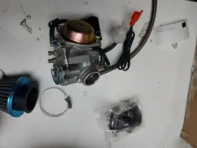 Pd24j Rytime Gy6 150cc Carburetor With Air Fuel Filter