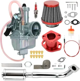 Ho-vm22-sl Rzeozu Vm22 Carburetor Air Filter Exhaust Muffler Stage 2 Kit For Predator 212cc 196cc