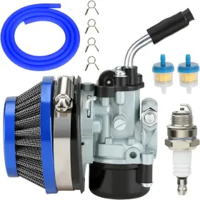 Yo-hyq80cc-l Rzeozu 2 Stroke Carburetor Assembly For 80cc 100cc 49cc 66cc Scooter Motorized Bike