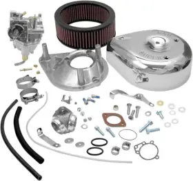 11-0431 S&s Cycle Super G Carburetor Kit Harley-davidson Big Twin 1979-1984 Chrome